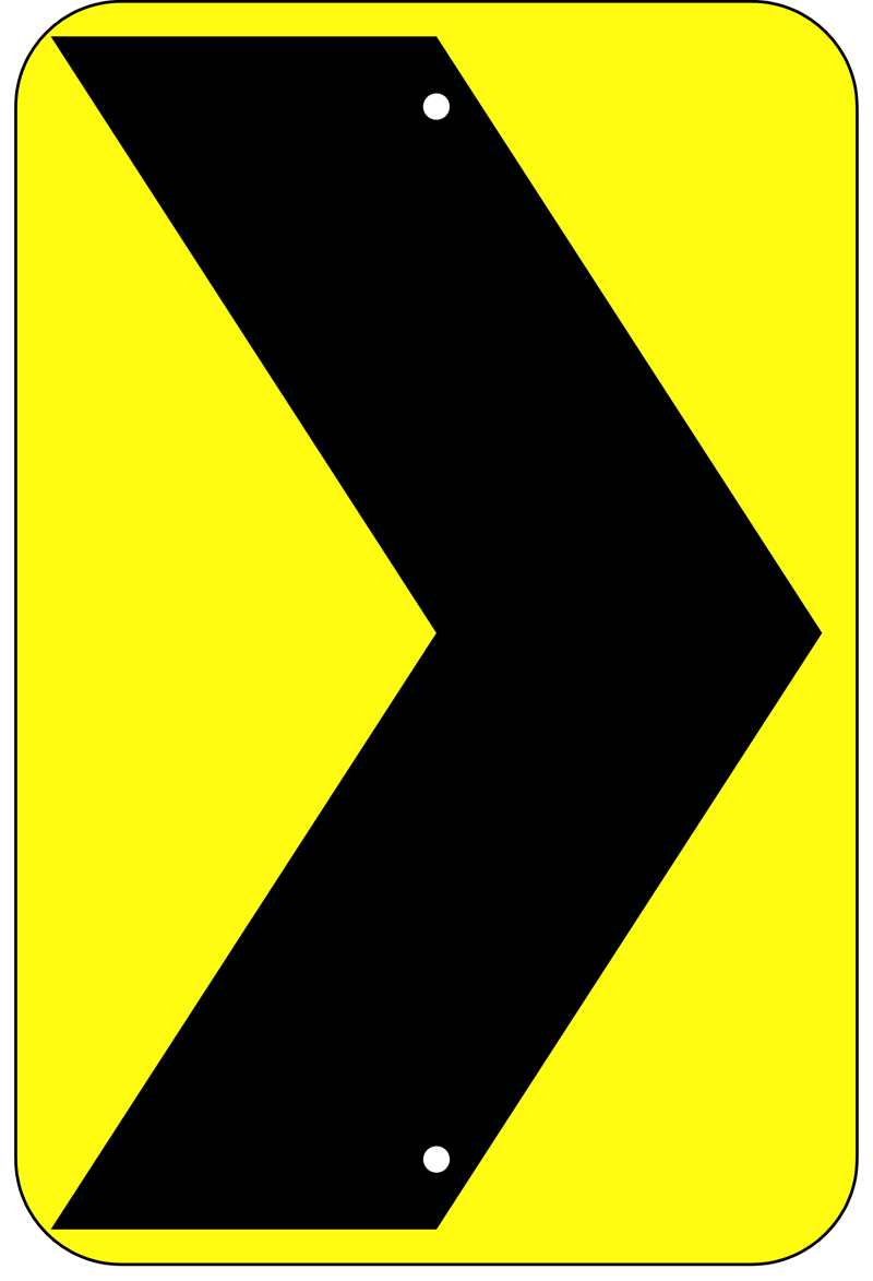 Rambu Peringatan W1-8