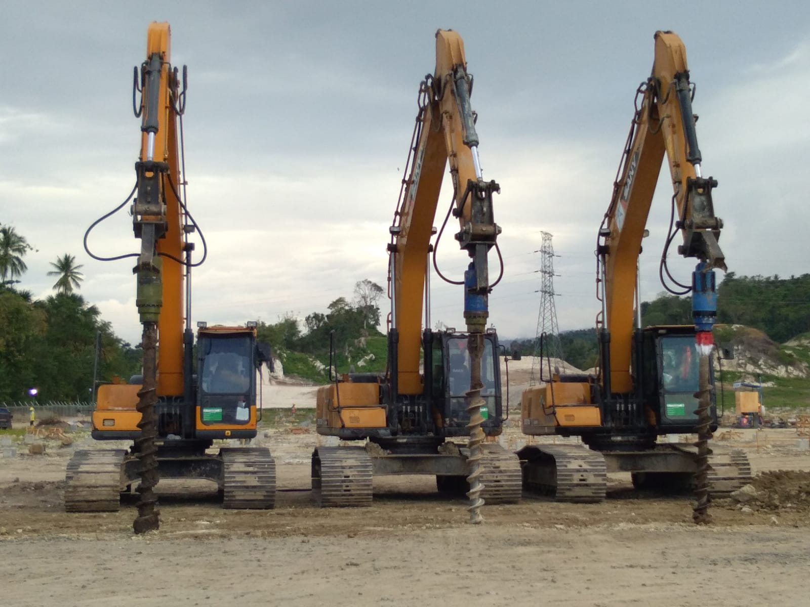 Peralat Proyek Safety Rotary Drilling Rig